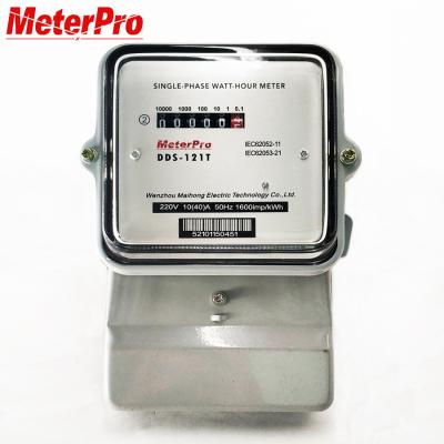 China DDS-121T single phase analog wattmeter submeter eletronic energy meter for sale