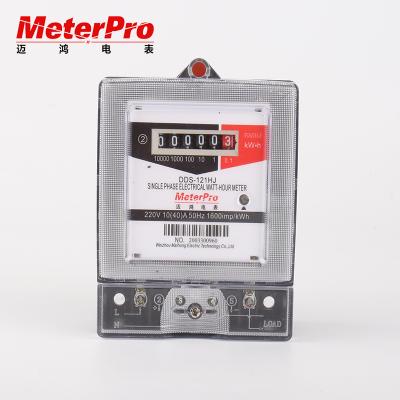 China Single Phase Lightweight Analog Hot Selling KWH Meter Electronic Electricity Meter for sale