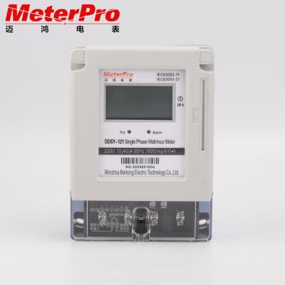 China High Reliability 110V 60Hz Single Phase Electronic Prepayment Watt Hour Meter for sale