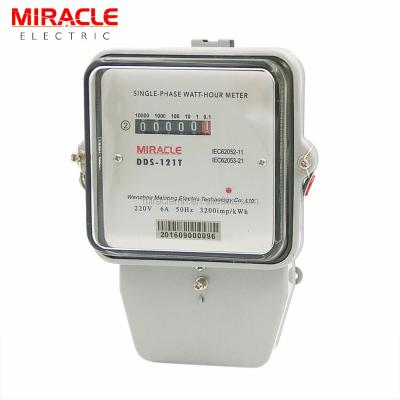 China High Reliability IEC 62053-21 Standard Kill One Watt Energy Meter 220v Gauge Electricity Consumption for sale