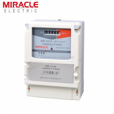 China High Accuracy Three Phase Analog Electricity KWH Meter With Counter Display for sale