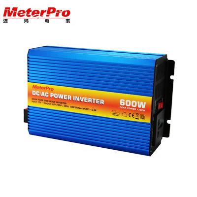 China Pure Sine Wave Solar Power Inverter P600-600W 26*15*7.7cm for sale