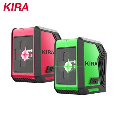 China KIRA Plastic Mini Cross Line Laser Level 2 Red Lines or Green Beam Nivel Laser Cheap Self Leveling Examination Tool for sale