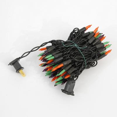 China 100L Purple Green Flexible Orange Tungsten Ornaments Electric Led Mini Christmas Tree Stick Light for sale