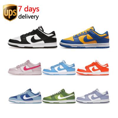 China Custom PU Mens Womens Shoes Slam Retro Original White Off The Top Panda Sb Nike Shoes Dip Dip Low for sale