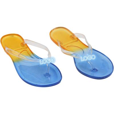 China Cushioning Slippers Jelly Women Men Slippers High Quality Pvc Flip Flop Slippers for sale