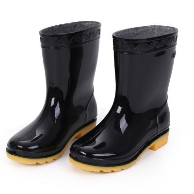 China Fashion Girls Lightweight Adult Women Leather Safety Women Toddler Kid_Rain_Boots for sale