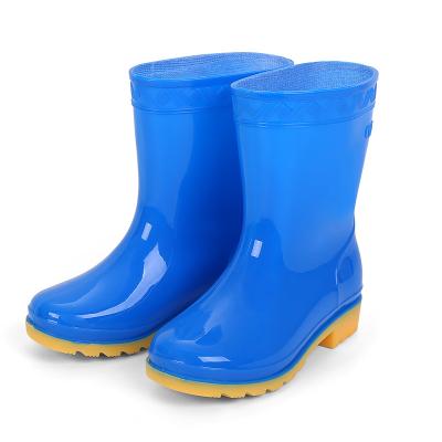 China Lightweight High Quality Shoes For Kids PVC Boots Kids Water Proof Work Rain Boots Rubber Kids for sale