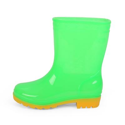 China Lightweight Rubber Boots For Rain Boots Kids Shoes For Kids Fishing Safety Waterproof Boot for sale