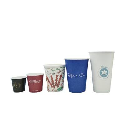 China Ice Cream PLA Paper Cup PLA Cornstarch Biodegradable Disposable Paper Soup Bowl With Lid Compostable Coated Print LOGO Ice Cream Paper Cup for sale