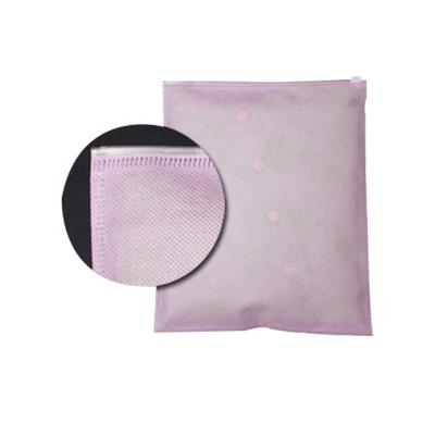 China Different Sizes BIODEGRADABLE Biodegradable Frosted Zipper Bags Zip Lock Clothes Bag Apparel Tote Bags for sale