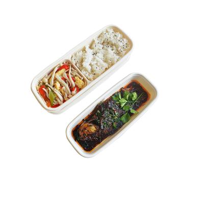 China Environmental protection takeaway food container with lid microwave plastic container food one time containers for food delivery meal box for sale