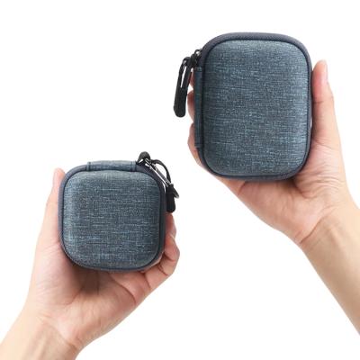 China Waterproof Cloth Earphone Hard Eva Case Travel Carrying Earphone Case Wireless Earphone Carrying Case for sale