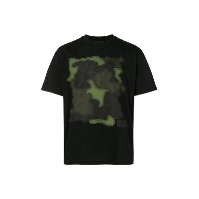 China Fashionable Cool Casual Custom Mens Camouflage Applique T-Shirt Anti-Shrink for sale