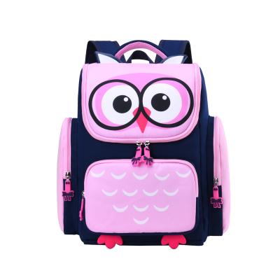 China Waterproof Stylish Cartoon 3D Owl Shoulder Bag Boys Girls Kids Bookbag Children Primary School Bag Backpack for sale