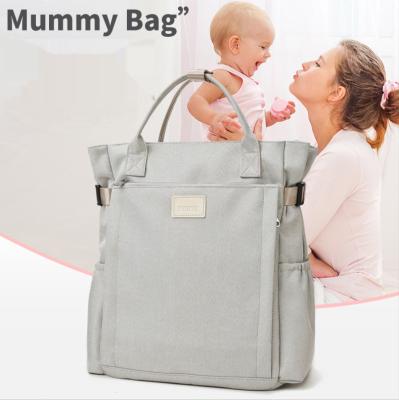 China Minimalism Waterproof Wholesale Waterproof Wholesale Backpack Universal Bagpack Mom Shoulder Baby Diaper Mother Handbag Diaper Bags for sale