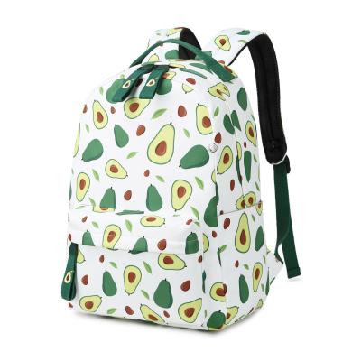 China Fashion Fruit Print Shoulder Bag Cartoon Girls Schoolbag Waterproof Female Portable Lightweight Cute Teenager Supplies for sale