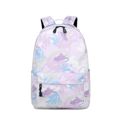 China 2021 Waterproof Shoulder Backpack 2021 Fashion Trend Graffiti Printing Backpack Canvas Student School Bag New for sale