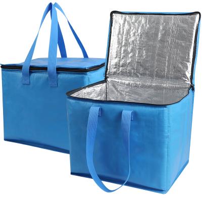 China High Quality Wholesale Custom Cheap Insulated Freezer Cooler Bag For Outdoor Picnic Insulated Food Delivery With Aluminum Foil Film for sale