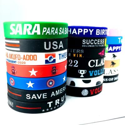 China Customized Fashionable Logo Silicone Wrist Strap Promotional Gift Make Your Own Personalized High Quality Wrist Strap for sale