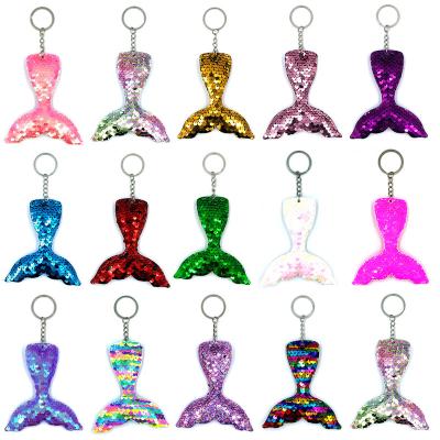 China High-grade Reflective Sequin Mermaid Women's Main Chain Tail Sequin Of The Car Double-sided Double-sided Hanging Mermaid Bag for sale