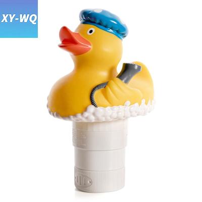 China PVC/ABS/PP Hot Bath Duck Style Floating Pool Chlorine Dispenser XY-WQ Amazon for sale