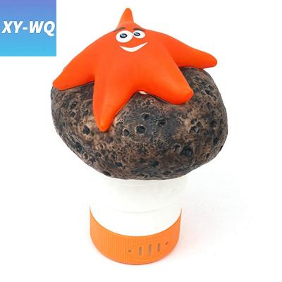 China Hot Starfish Shaped PVC/ABS/PP XY-WQ Amazon Floating Pool Chlorine Dispenser for sale