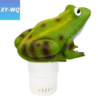 China PVC/ABS/PP XY-WQ Amazon Hot Frog Shaped Swimming Pool Floating Chlorine Dispenser for sale