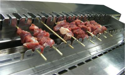 China Automatic Rotating Yakitori BBQ Machine for sale