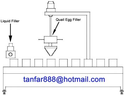 China Automatic Quail Egg and Liquid Filling Machine for sale