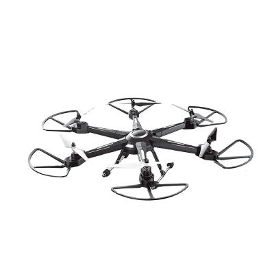 China 2021 Light Headless Exposure Camera UAV Hd Fpv Photography Drone Rc Mode Hexacopter Remote Control Flat drony Drones for sale