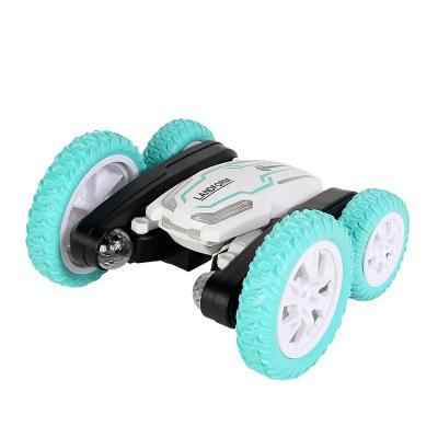 China RC Hobby Factory Wholesale 2.4g Boys Rc Butterfly Flower Turning Remote Control Stunt Car With Light Music Radio Control Car Toy for sale