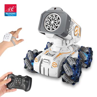 China Hot Sale 2.4G Rc Auto Return Remote Control Car Cool Boys Toys 5 Channel Electric Ride Bubble With 12 Holes for sale