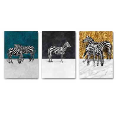 China Modern 3 Piece Set Custom Order Wholesale Wall Art Stretched Canvas Prints for sale