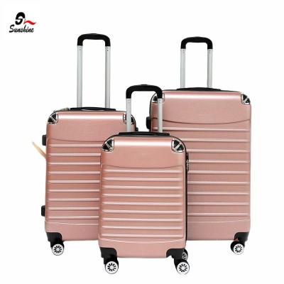 China Fashion Trolley Bags Sets Trunk Suitcase Wheels Suitcases Sets 3 Pcs Luggage for sale