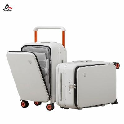 China Lightweight Coin Operated Ladder Travel Bag Trolley Set Vintage Suitcase Luggage for sale