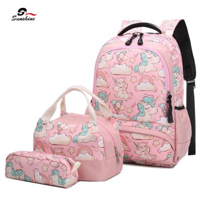 China Waterproof Backpack Kid Sets School Bag For Girl for sale