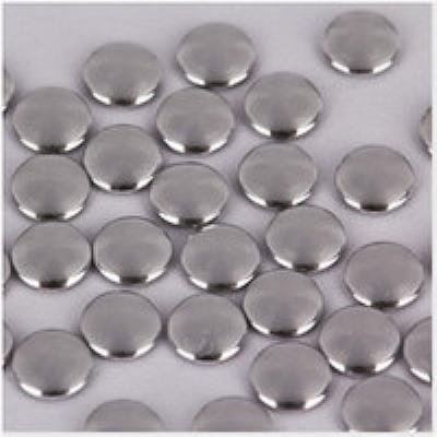 China Flatback Rhinestuds Aluminum Hotfix Nailhead Flat Neon Color 6A Quality Class for sale