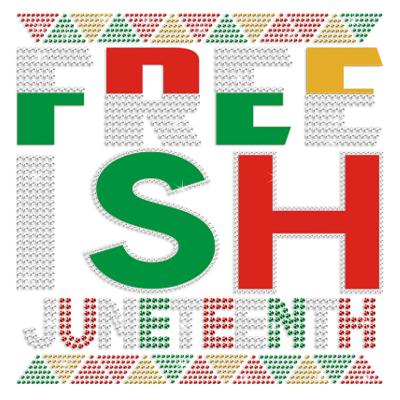 China Free Flatback Juneteenth Rhinestone and PU Printable Iron On Decals for sale