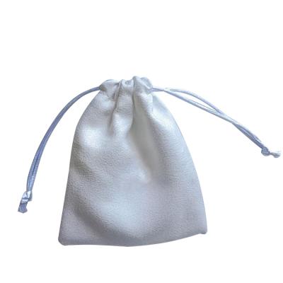 China Recyclable White Double Sided Faux Velvet Cord Leather Pockets for sale