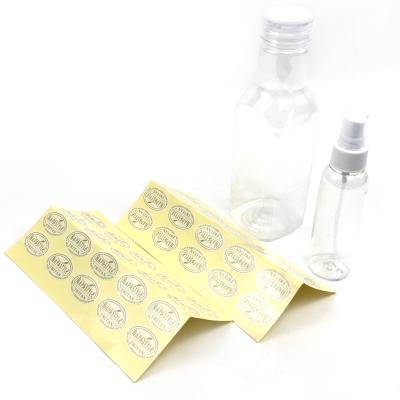 China Scratch-Create Custom Label Printer Self-adhesive Printed Color Roll Small Label Bottle Custom Logo Printer Empty Label Sticker for sale