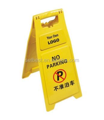 China Durable And Reflective Floor Wet Sign Yellow Caution Warning Sign 06201*10 for sale