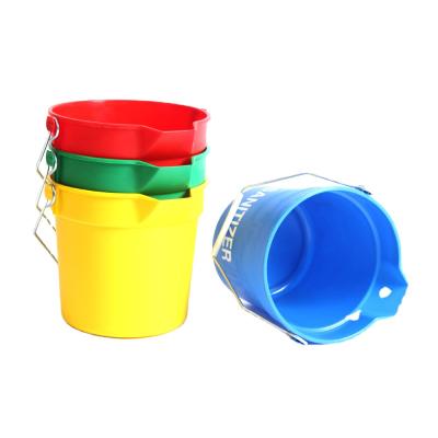 China Sustainable 10QT 14QT Cleaning Bucket Plastic Heavy Duty Round Bucket 2.5Gallon Corrosive Resistant Bucket for sale