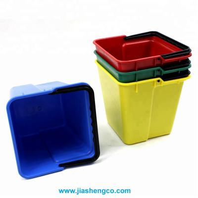 China Sustainable Plastic Cleaning 5L-6L Pail Bucket 6L 1.6gallon Plastic Bucket for sale