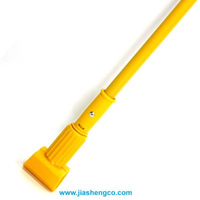 China Sturdy Sturdy Wet Broom Stick Broom Fiberglass Wet Handle With Jaw Broom Clamp For Commercial Stabilized Power Supplies for sale