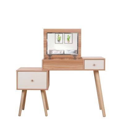 China Modern cheap hot sale good quality modern dressing table mirrored dresser bedroom for sale