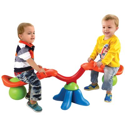 China Plastic Indoor or Outdoor Plastic Indoor Playground Seat Small Seesaw Seat Backyard Backyard Toys Playground Seesaw Toys for Kids Baby for sale