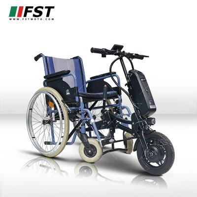 China Passenger Lithium Battery Power Drive Electric Climb Wheelchair Handcycle Trailer for sale