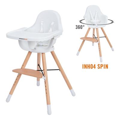 China 360 Degree Seat Rotation Innokids Rotation 5 In 1 Beech 360 Degree Chair Umpire Chair Baby Feeding Rotating Baby Kids Seat Leg for sale