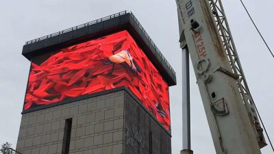 China A tela de exposição conduzida da propaganda exterior, refresca altamente a visualização ótica conduzida da parede exterior à venda